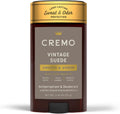 Cremo Deodorant & Antiperspirant for Men, Italian Bergamot, 2.65 oz