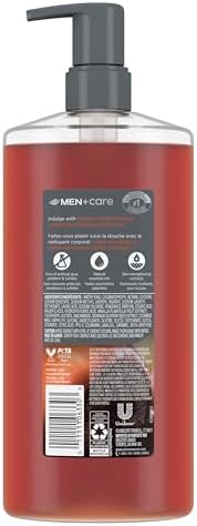 Dove Men Moisturizing Body Wash, Bourbon Vanilla + Hazelnut, 26 oz