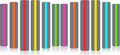 Zonon 6 Pcs Guided Reading Strips Colored Highlight Strip for Dyslexia