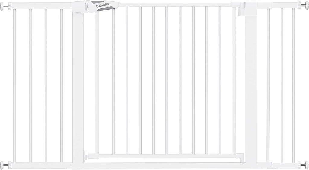 Babelio 26-40" Pressure Mounted Baby Gate for Stairs, PressGuard Dog Gate