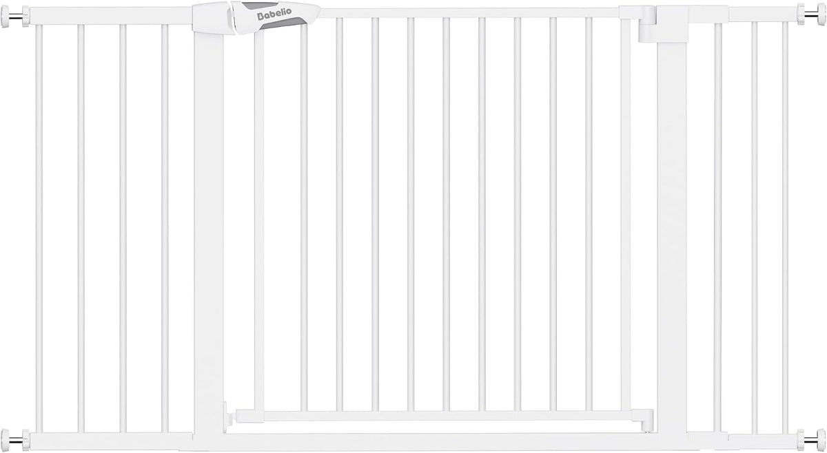 Babelio 26-40" Pressure Mounted Baby Gate for Stairs, PressGuard Dog Gate