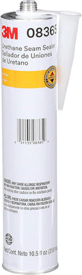 3M Urethane Seam Sealer, 08367, Black Color, 310 mL/10.5 fl oz Cartridge