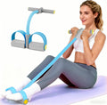 Pedal Resistance Band with Handle, Upgraded 6-Tube Exercise Bands