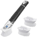 SetSail Dish Brush with Soap Dispenser, Stiff Bristles Dish Scrubber Set