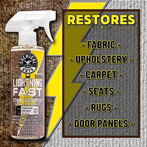 Chemical Guys, Lightning Fast Carpet & Upholstery Stain Extractor, 16 oz