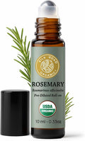Silk Road Organic Lavender Essential Oil Calming Roll-On, USDA Certified