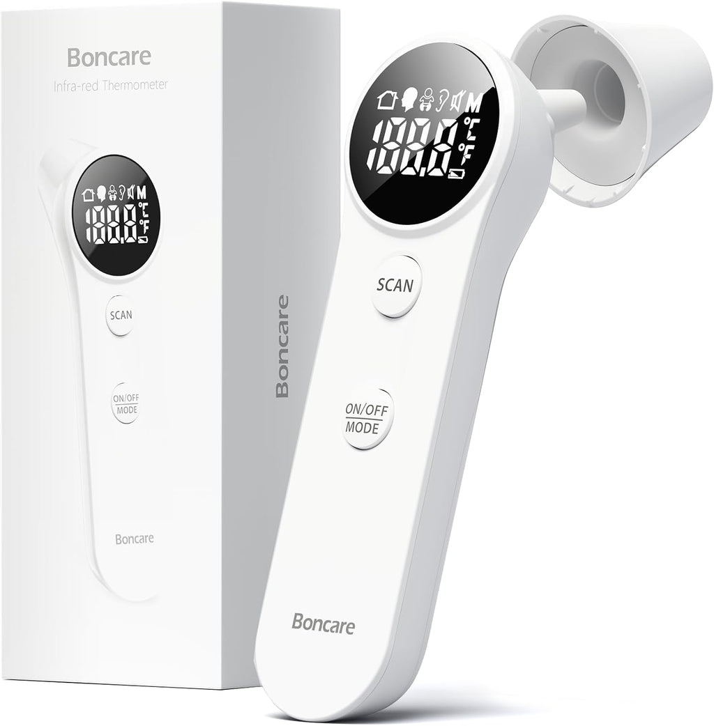Boncare Ear and Forehead Thermometer for Adults and Kids