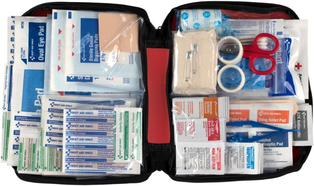 First Aid Only 313 Piece Home & Go Emergency First Aid Kit (91081)