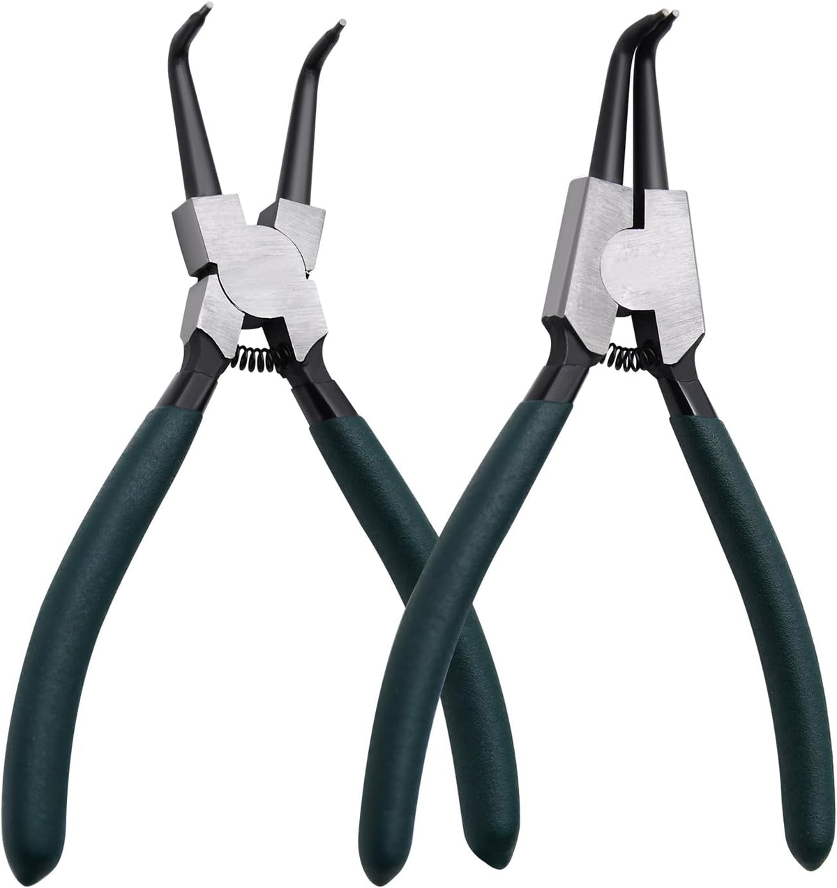4pcs 7in Snap Ring Pliers, 5/64in Tips