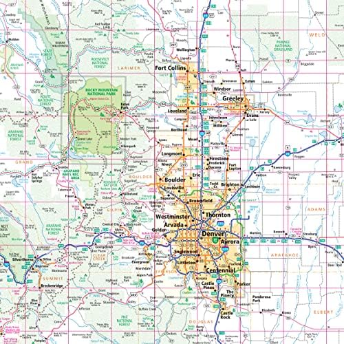 Rand McNally Easy to Read: Colorado State Map