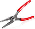 WORKPRO 8-Inch Long Nose Slip Joint Pliers, CR-V Steel Needle Nose Pliers