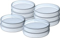 10 Pack Sterile Thick Plastic Petri Dishes with Lid, 90mm Dia x 15mm Deep Clear 3 Vents Petri Dish for Lab Science Experiment