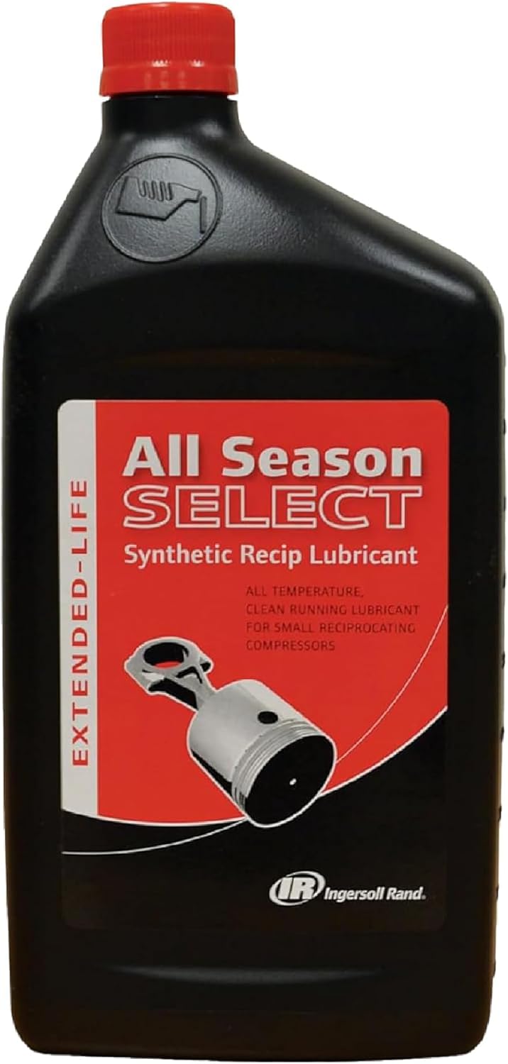 Ingersoll Rand All Season Select Synthetic Air Compressor Oil, 1 L