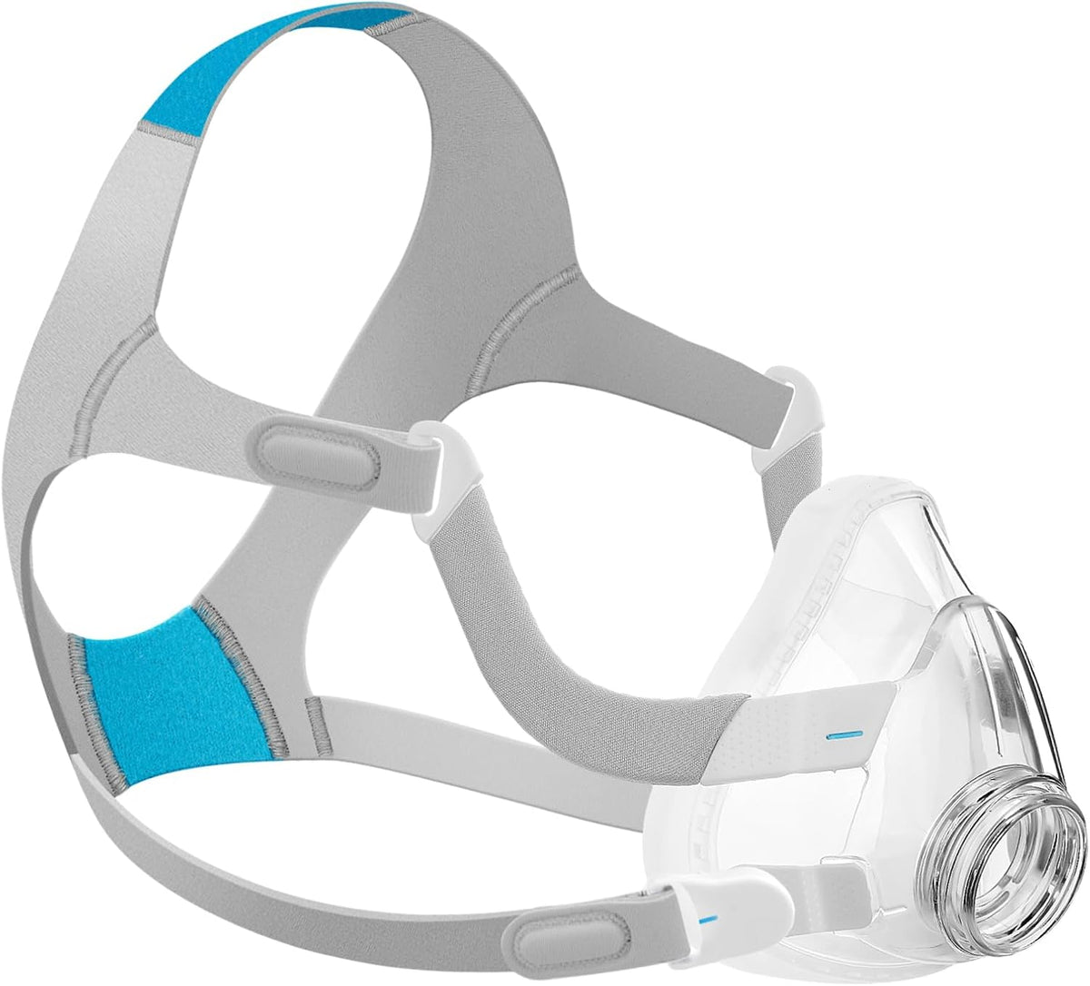 AirFit F20 Replacement Mask Headgear Set - Includes Large Mask Cushion, Headgear, Frame & Clips - F20 Full Face Masks Accessories Supplies(L)