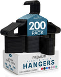 Utopia Home Plastic Hangers 50 Pack – Space Saving Clothes Hanger White