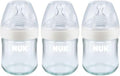 NUK Simply Natural Glass Baby Bottles, 4 oz, 3 Pack