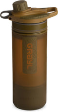 GRAYL GeoPress 24 oz Water Purifier & Water Filter Bottle, Black Camo