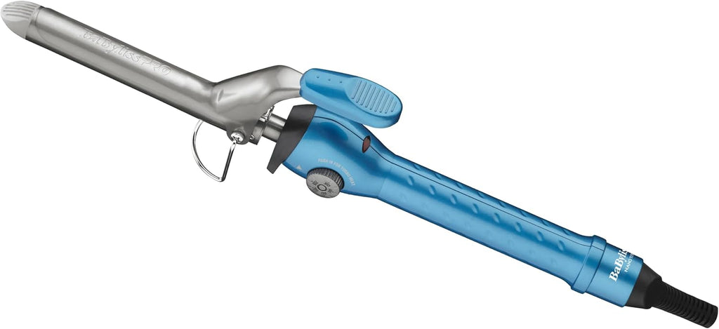 BaBylissPRO Nano Titanium Spring Curling Iron, Professional Hair Wand, Tool for Stylists, Nano Titanium Technology for Tight Curls or Loose Waves