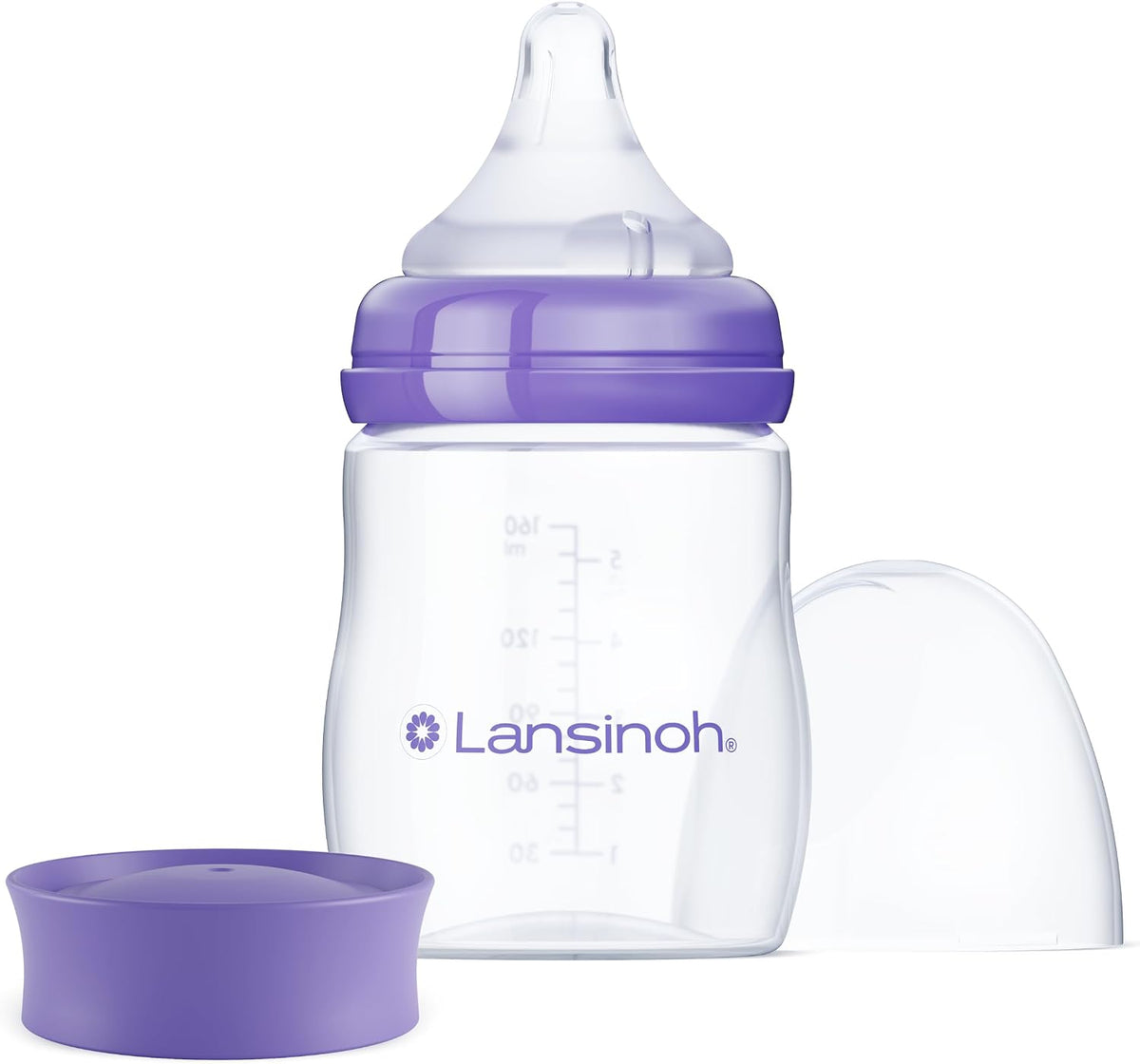 Lansinoh Anti-Colic Baby Bottles, 5 Ounces, 3 Count