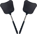2Pack Telescopic Fly Swatters, Plastic Fly Swatter, Extendable Flyswatter