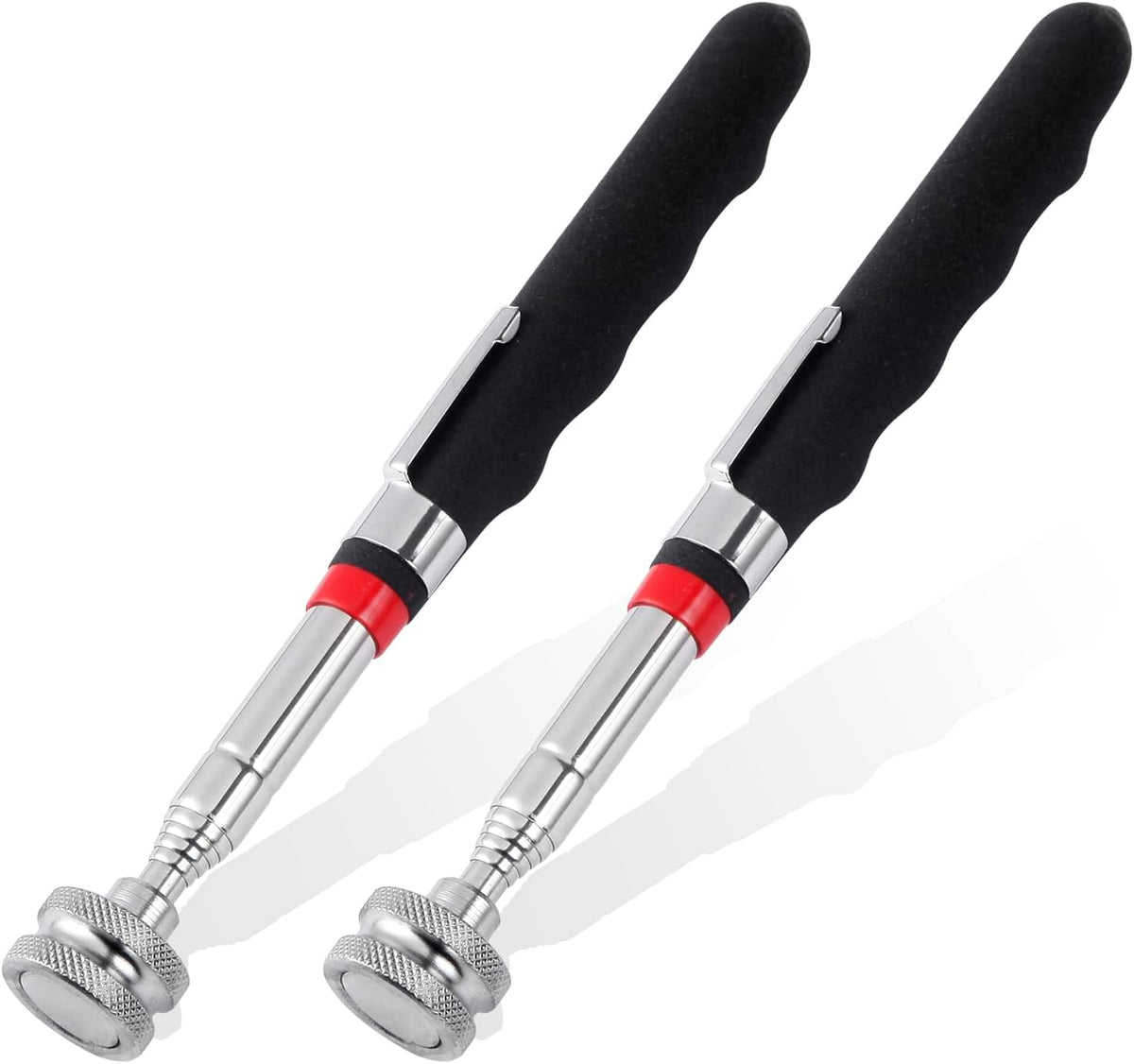 1 Piece 3.5LBs Telescoping Magnetic Pickup Tool, with Pen Clip Design, Magnet Stick Rod Extendable 5.1" to 25.4" for Men, Birthday, Father's Day, Christmas Gift
