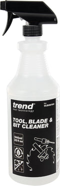 TREND Tool, Blade & Bit Cleaner, 18 fl oz, Resin, Pitch & Rust Remover, Safe Non-Toxic Formula for Workshop Tools, CLEAN/500