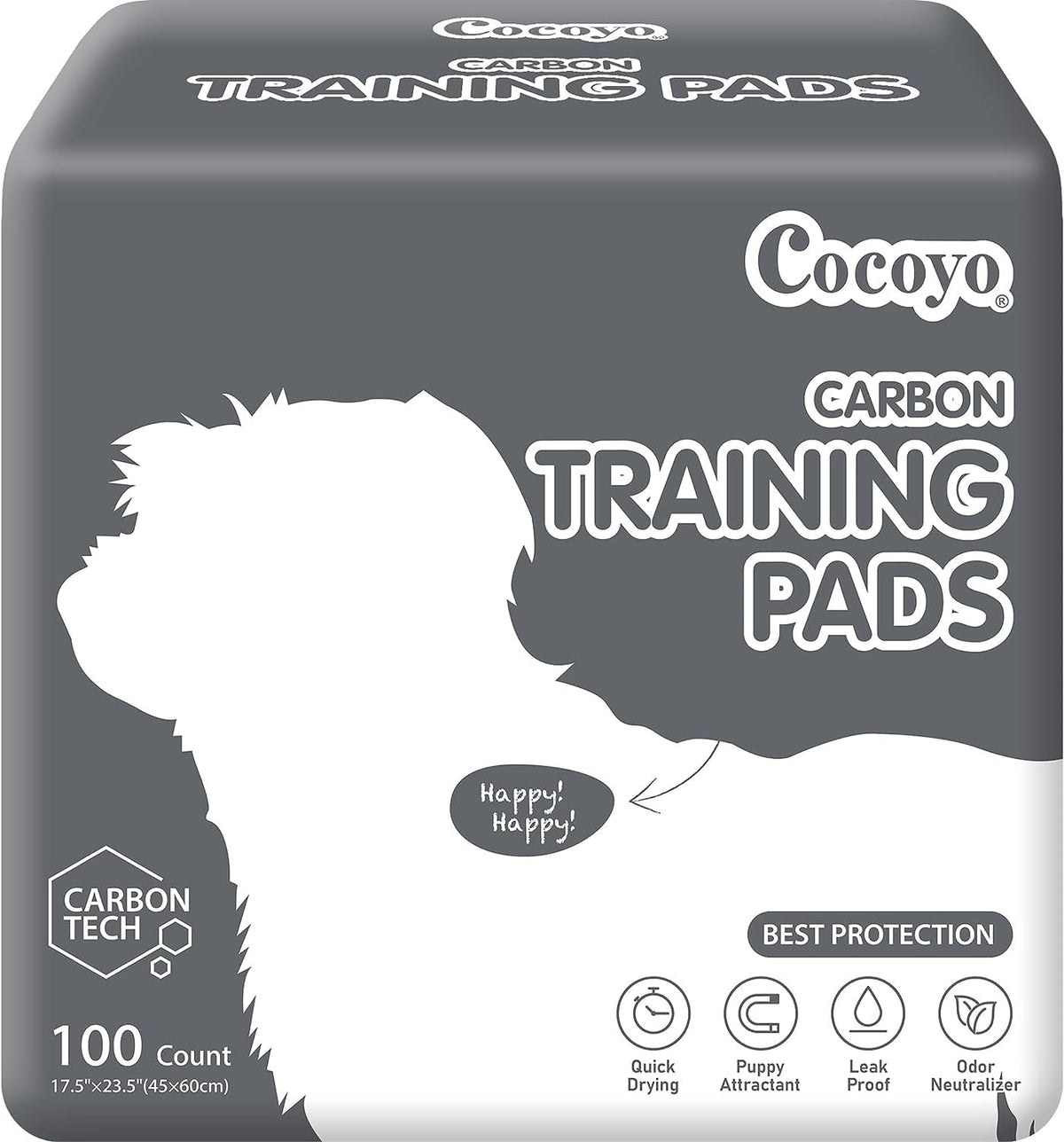 COCOYO Best Value Training Pads 30 Count | Dog Pee Pads | Super Absorbent Puppy Pads
