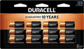 Duracell CR123A 3V Lithium Battery, 2 Count, 10-Year Storage, Long-lasting