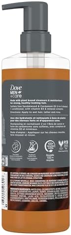 Dove Men+Care Thick & Full 2-in-1 Shampoo & Conditioner + Sandalwood 17.5oz