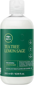Tea Tree Lemon Sage Thickening Conditioner, Builds Body + Boosts Volume, For Fine Hair