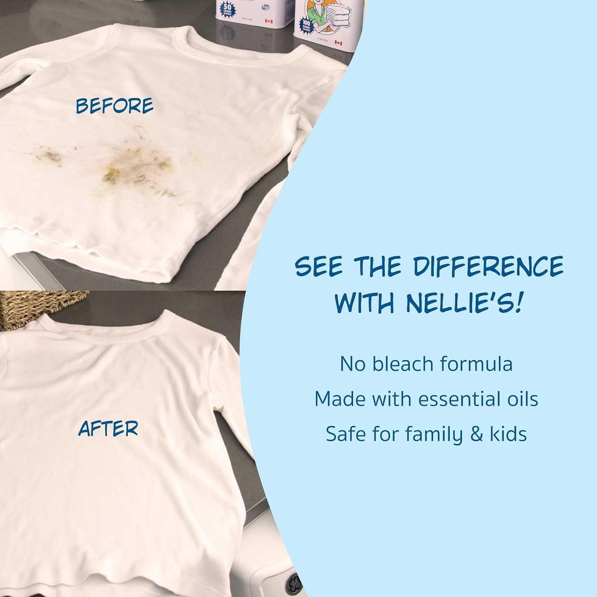 Nellie's WOW Stick | Laundry Stain Remover Stick | 2.7 oz