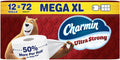 Charmin Ultra Strong Toilet Paper, 6 Mega = 24 Regular Rolls, 2-Ply, White