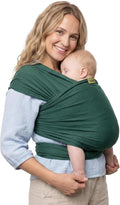 Boba Baby Wrap Carrier - Stretch Cotton Newborn Sling, Sage Green