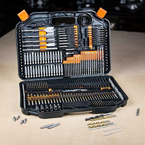 ENERTWIST Drill Bit Set, 246PCS Drill Bits, Driver Set with Portable Case