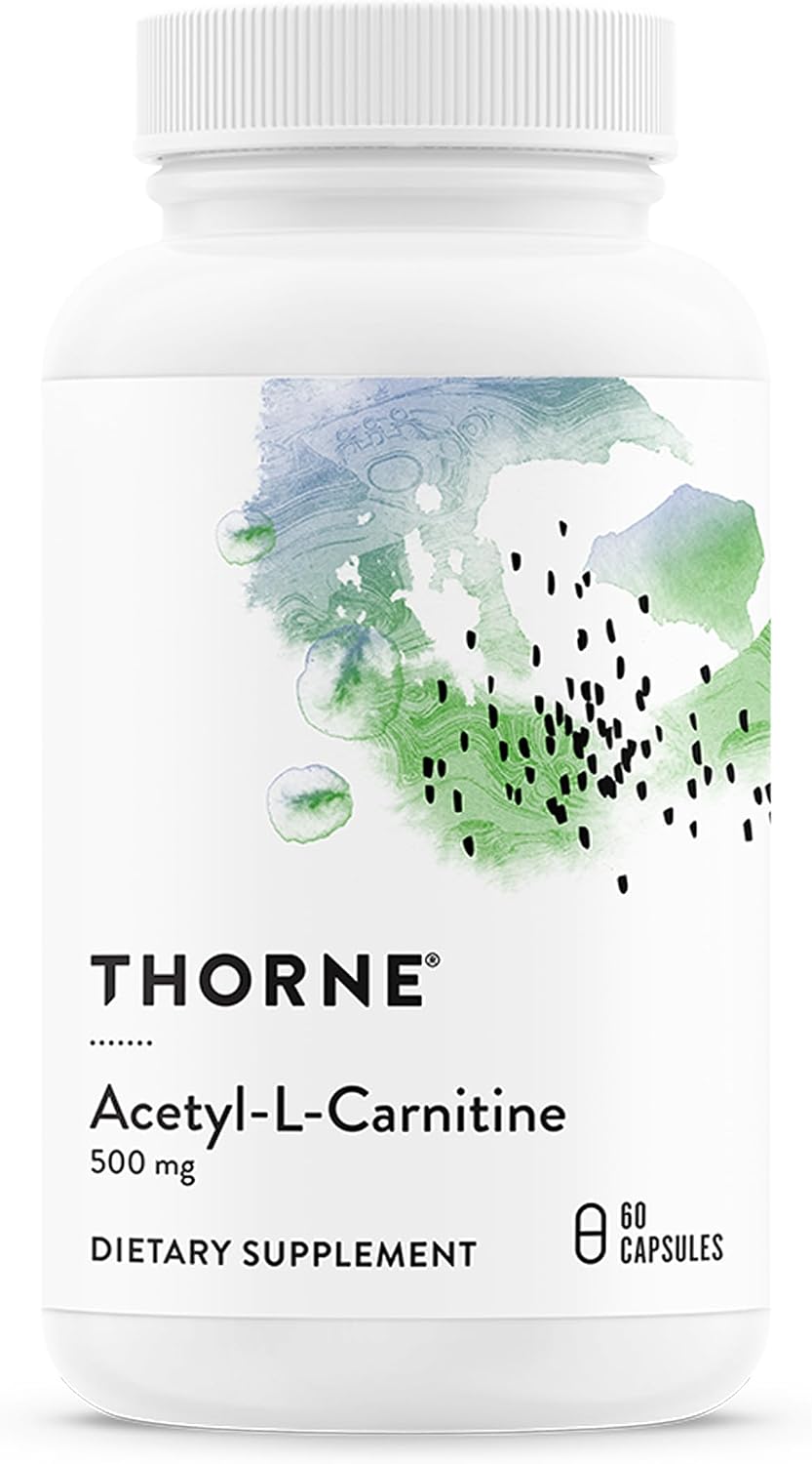 THORNE Acetyl-L-Carnitine, 500 mg per Capsule, 60 Capsules
