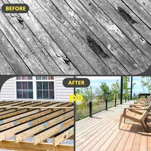 Joist Tape for Decking 2'' X 50', 6 Rolls Waterproof Butyl Tape