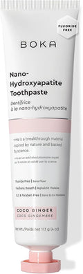 Boka Toothpaste - Fluoride Free Toothpaste, Nano Hydroxyapatite Toothpaste