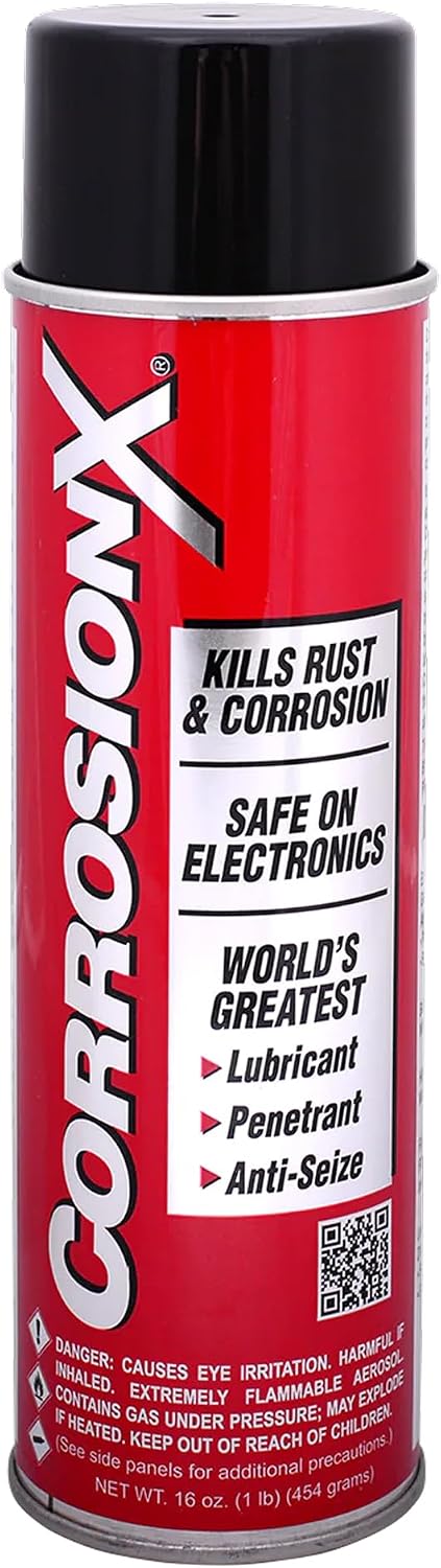 CorrosionX Rust Inhibitor, Dielectric Corrosion Prevention, 16oz Aerosol
