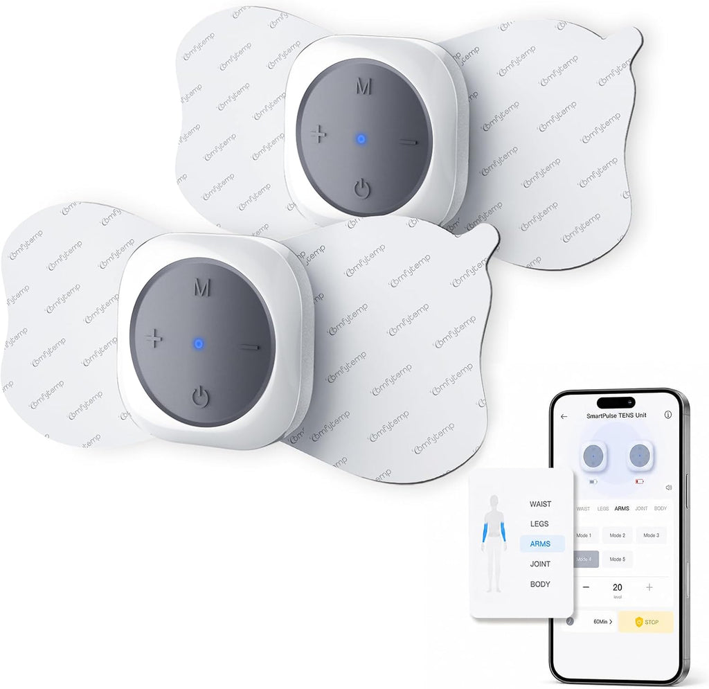 Comfytemp Wireless TENS Unit Muscle Stimulator for Pain Relief, App Control