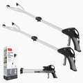 2Pack 32" Suction Cup Grabber Reacher Tool with Quick Trigger Handle