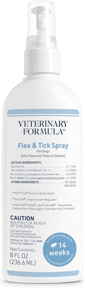 Veterinary Formula Flea and Tick Shampoo for Dogs and Cats, 16 oz