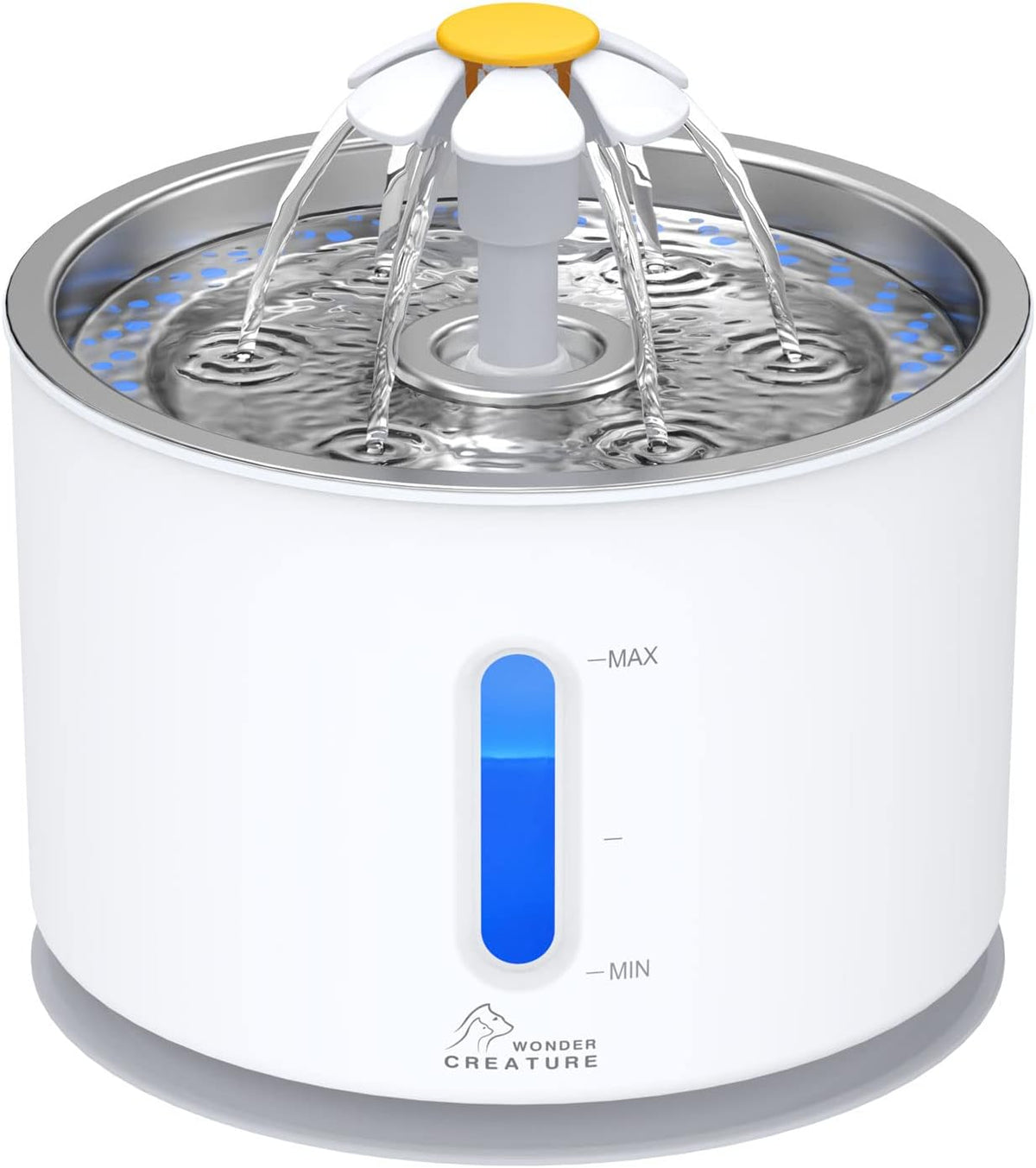 Wonder Creature Cat Water Fountain Stainless Steel Lid 81oz/2.4L