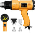 SEEKONE 1800W Heat Gun Variable Temp 122℉-1202℉ for Crafts, Shrink Wrap