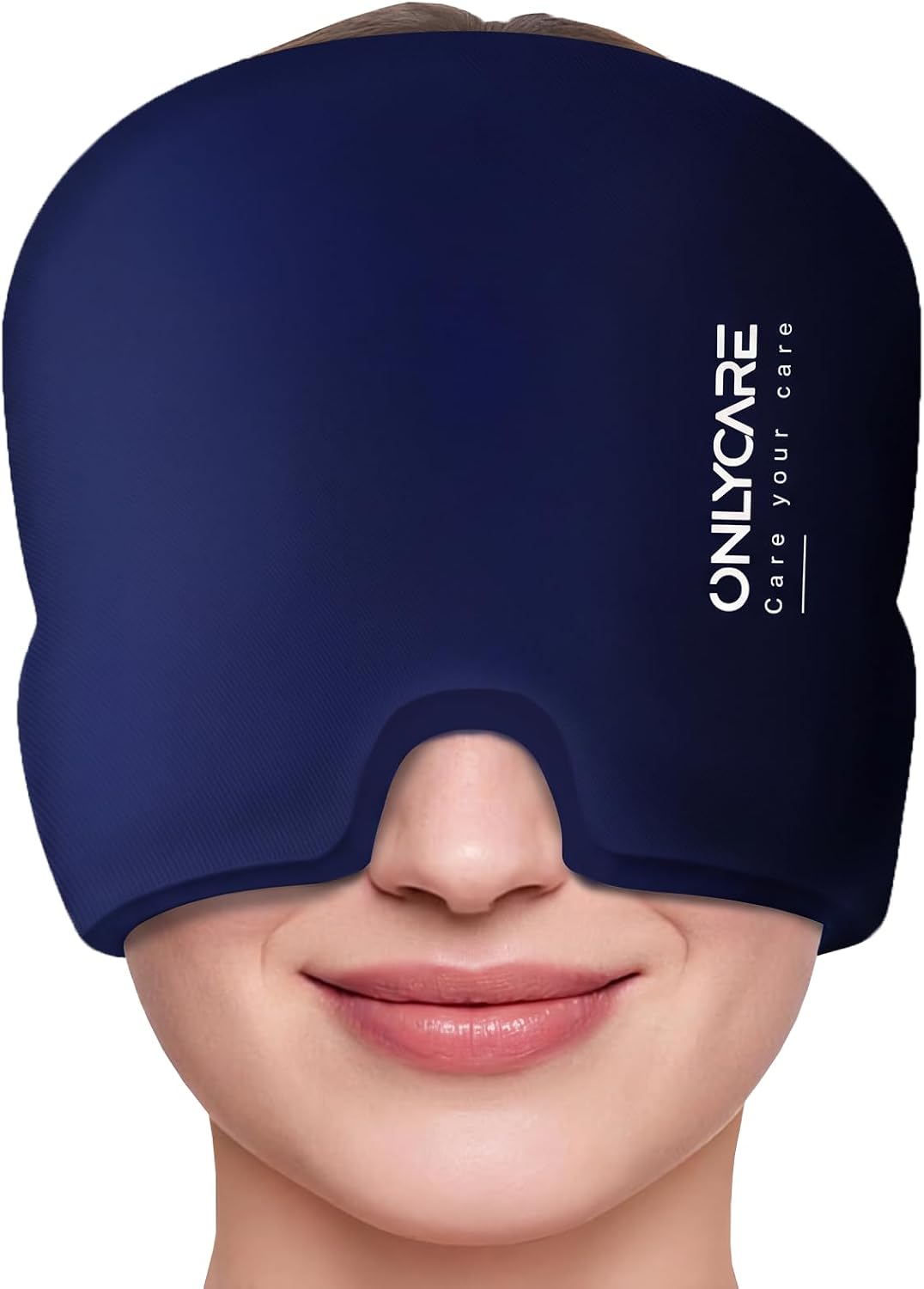 ONLYCARE Migraine Relief Cap, Headache Relief Cold Cap with Odorless Gel