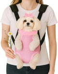 Mosago Dog Backpack Carrier, Front Chest Carrier for Small Dogs 7-11 lbs