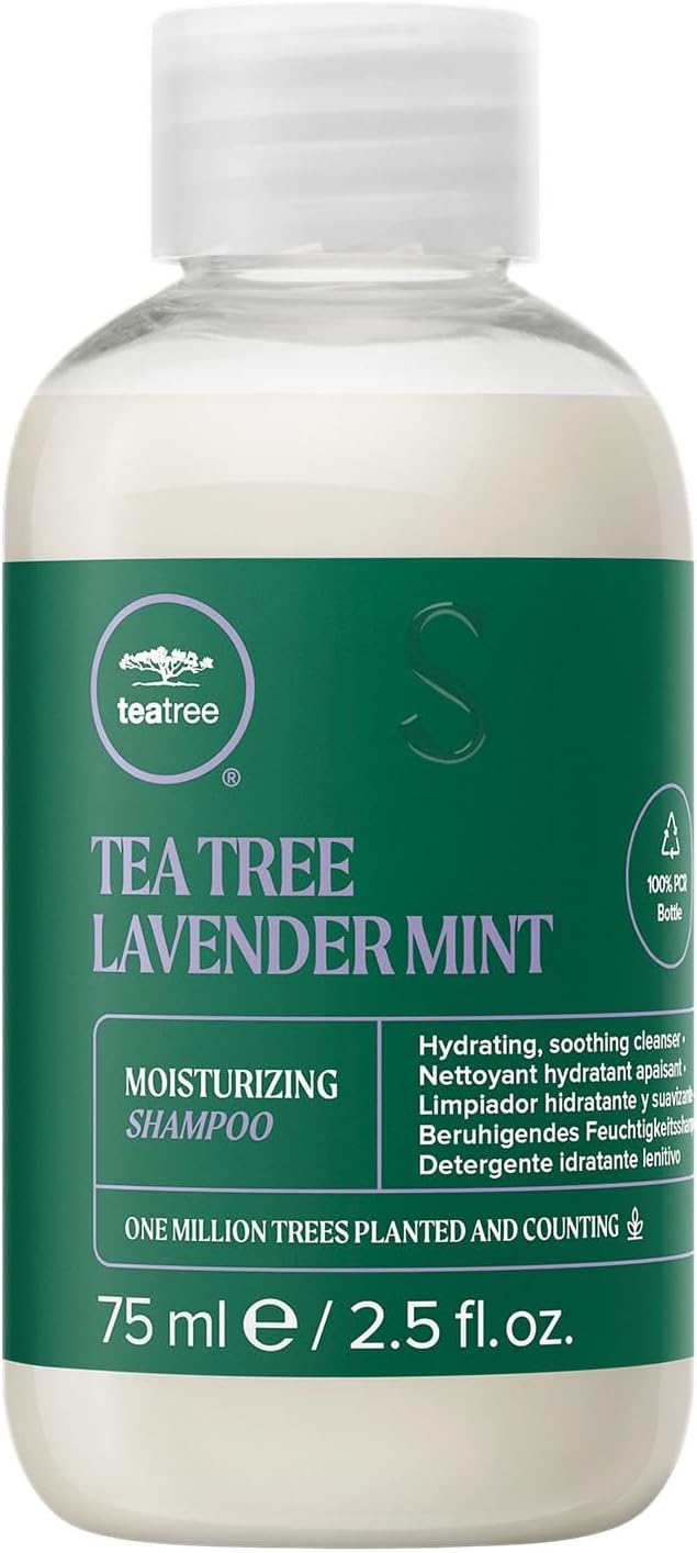Tea Tree Lavender Mint Moisturizing Shampoo, Hydrates + Soothes, For Coarse + Dry Hair