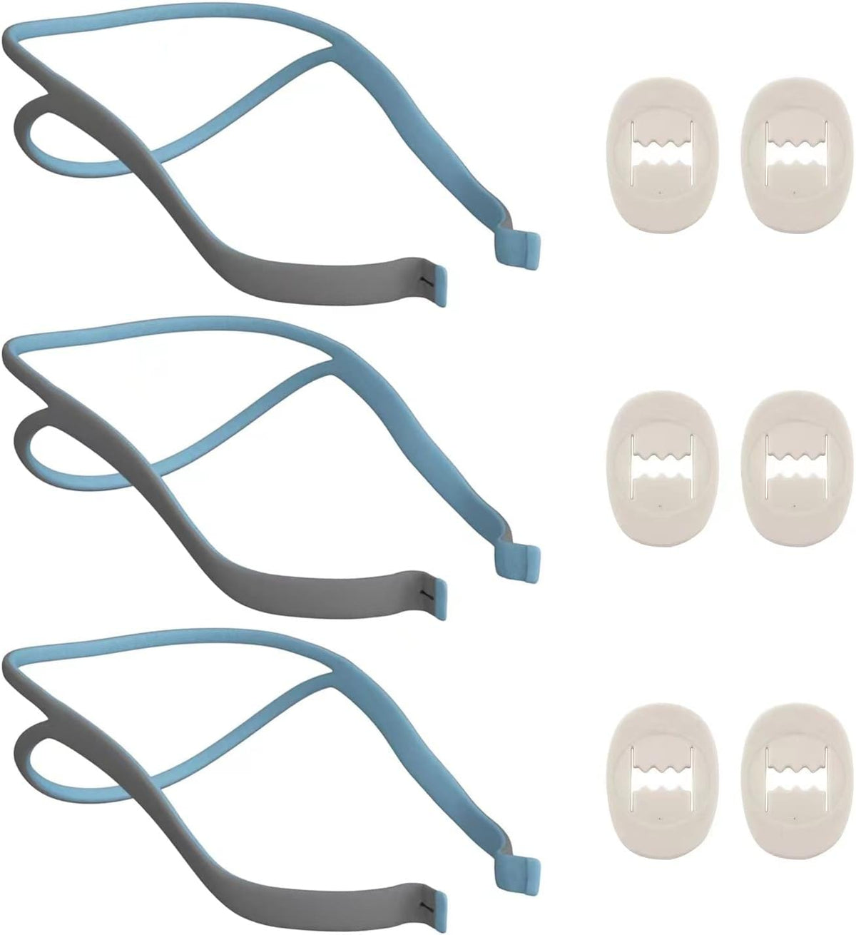 Resmed Airfit P10 Headgear Strap, Replacement CPAP Headgear, 2-Pack
