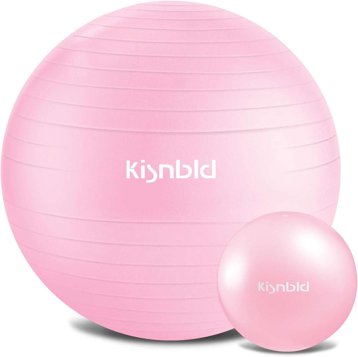 kisnbld Exercise Ball, Extra Thick Yoga Ball for Home Workout & Stability