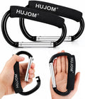 Stroller Hooks 2 Pack Heavy Duty Large Carabiner Clips for Bags & Baby Gear
