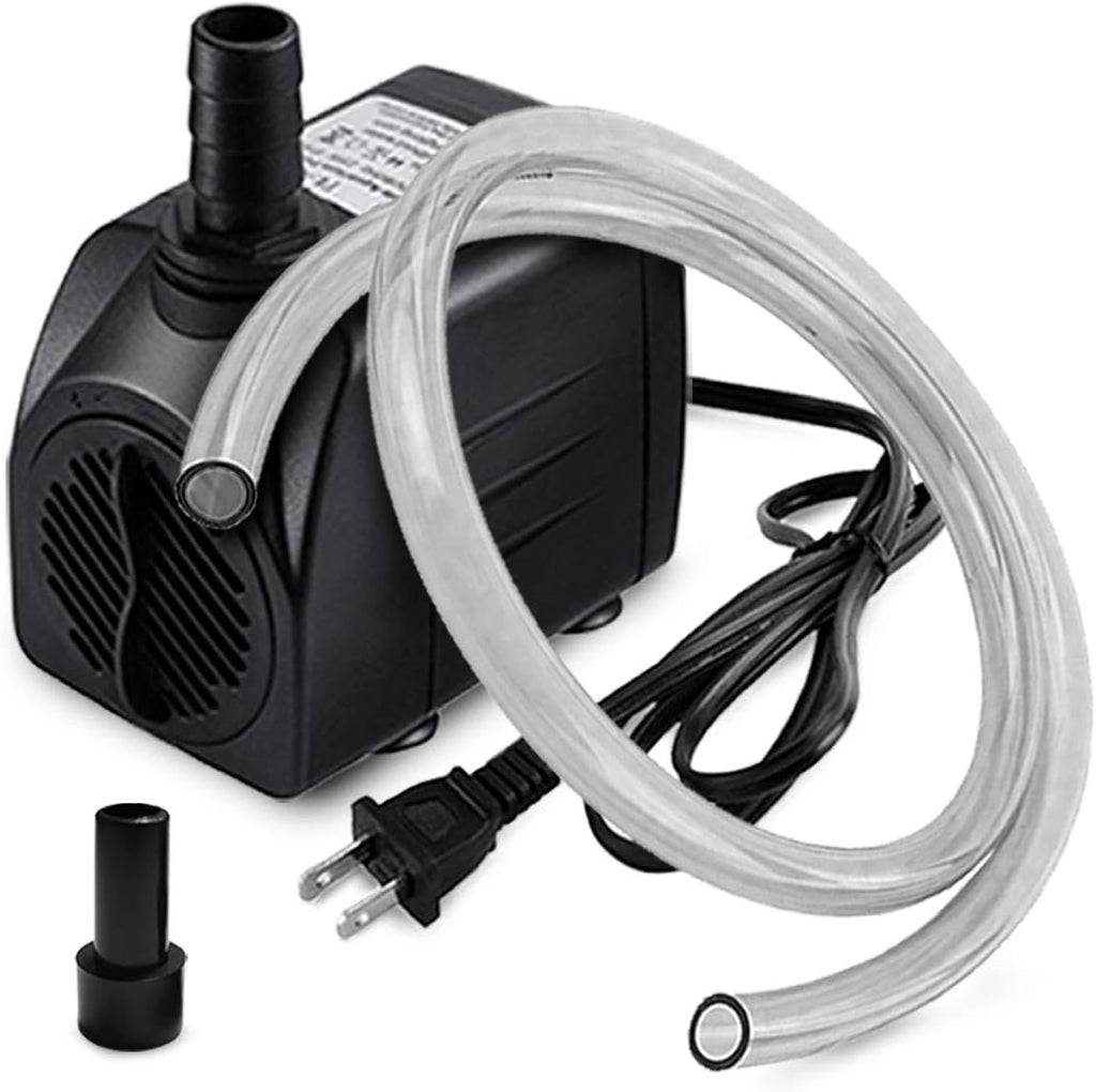 PULACO 160GPH Small Submersible Water Pump with 3.3 ft Tubing